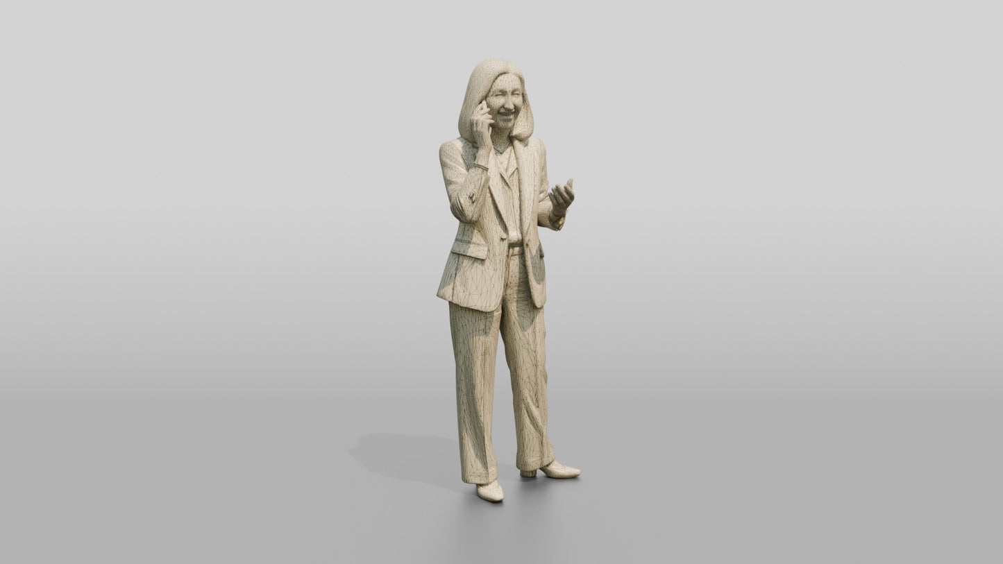 Businesswoman on the Phone in a Pantsuit
