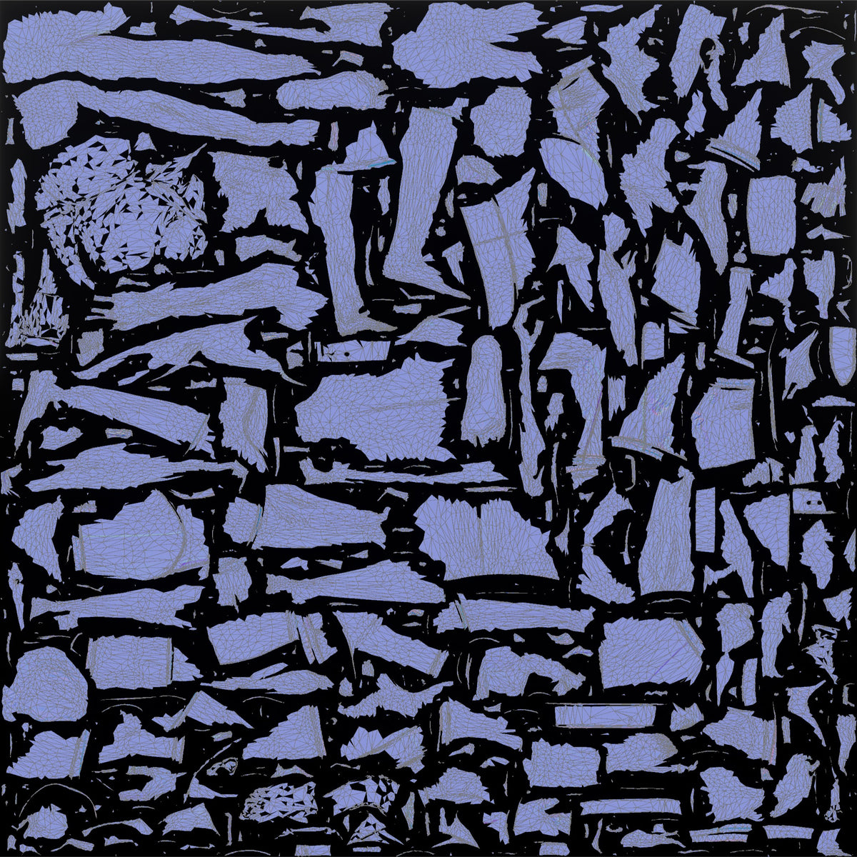 Distinguished Man in Fitness Pose - UV layout, normal map