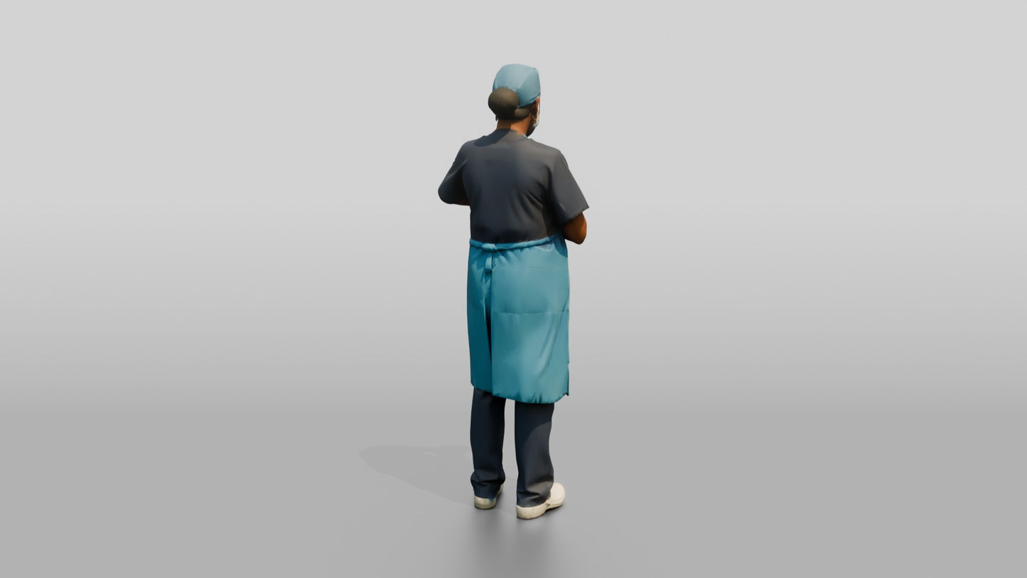 Older South Asian Woman Doctor Checking Watch