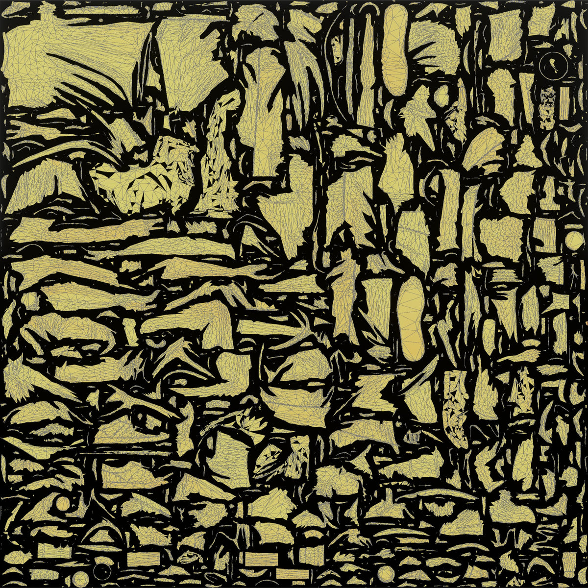 Casual Festival Man with a Drink - UV layout, metallic roughness map