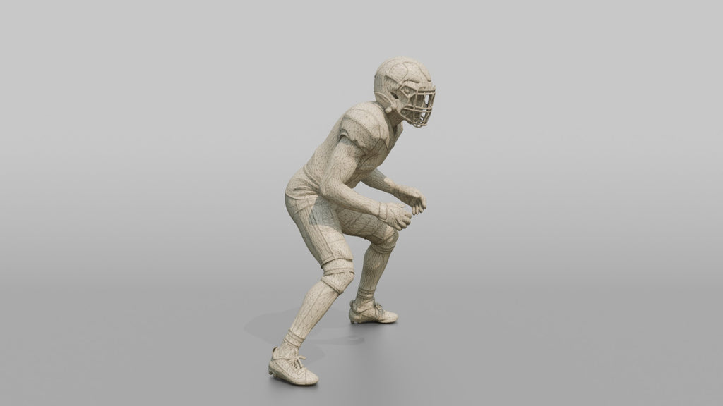 Cornerback in Press Coverage Stance