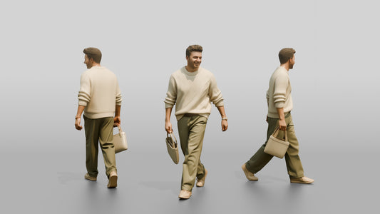 Cozy Oversized Casual Man 09