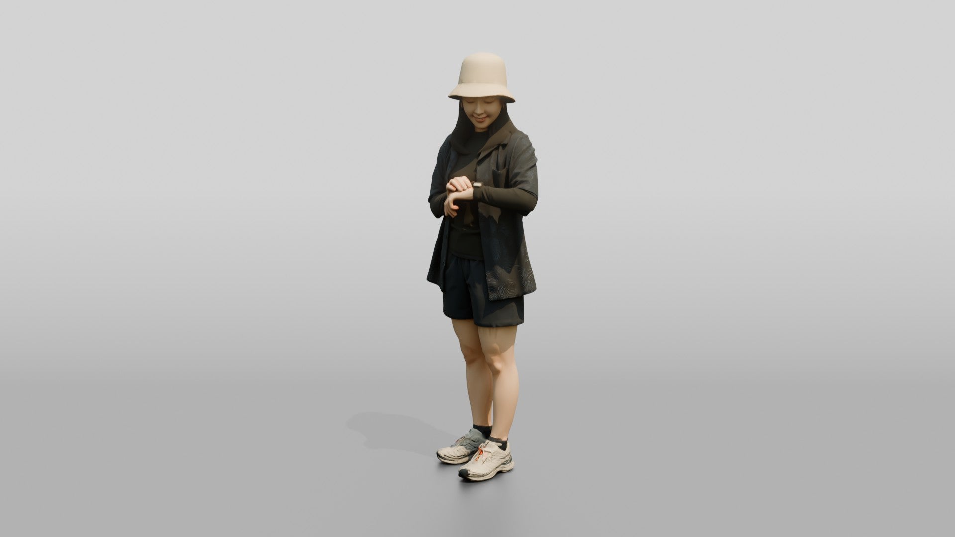 Woman Checking Her Watch Strap