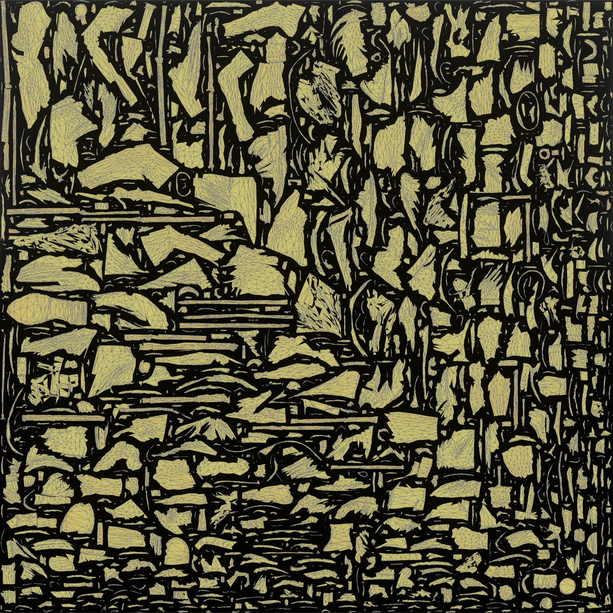 Speed Hiker Walking with Dual Poles - UV layout, metallic roughness map