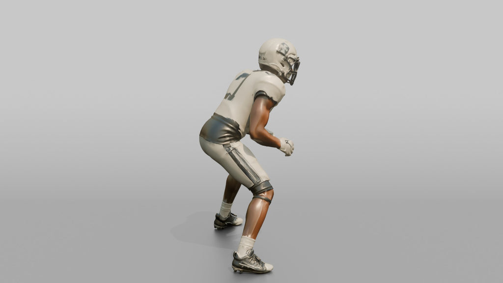Cornerback in Press Coverage Stance