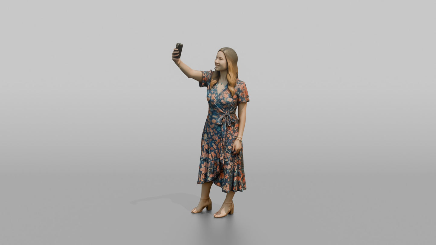 Wedding Guest Taking a Smartphone Photo