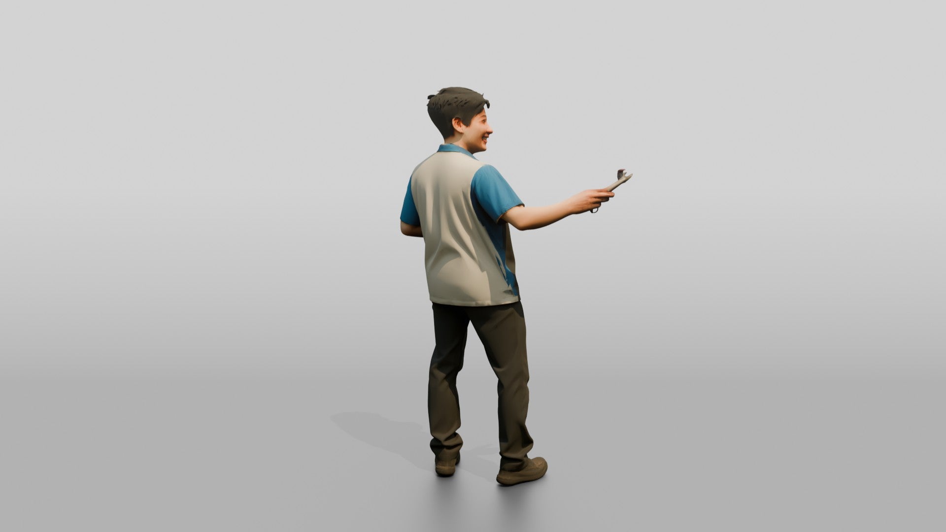 Mechanic Explaining a Fix