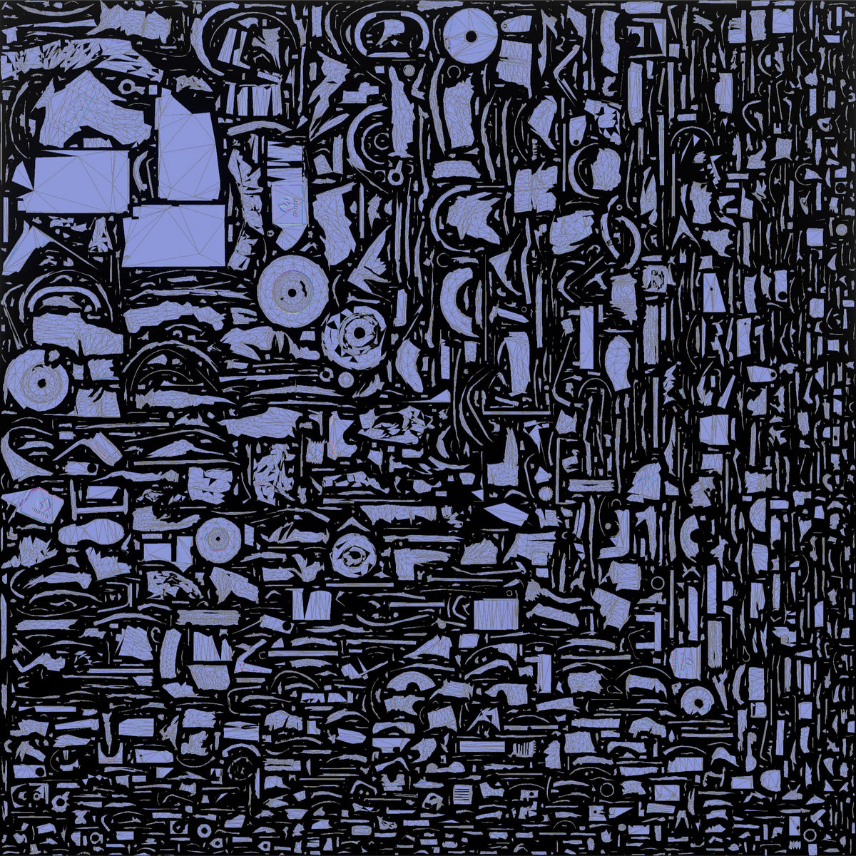Construction Worker Woman 71 - UV layout, normal map