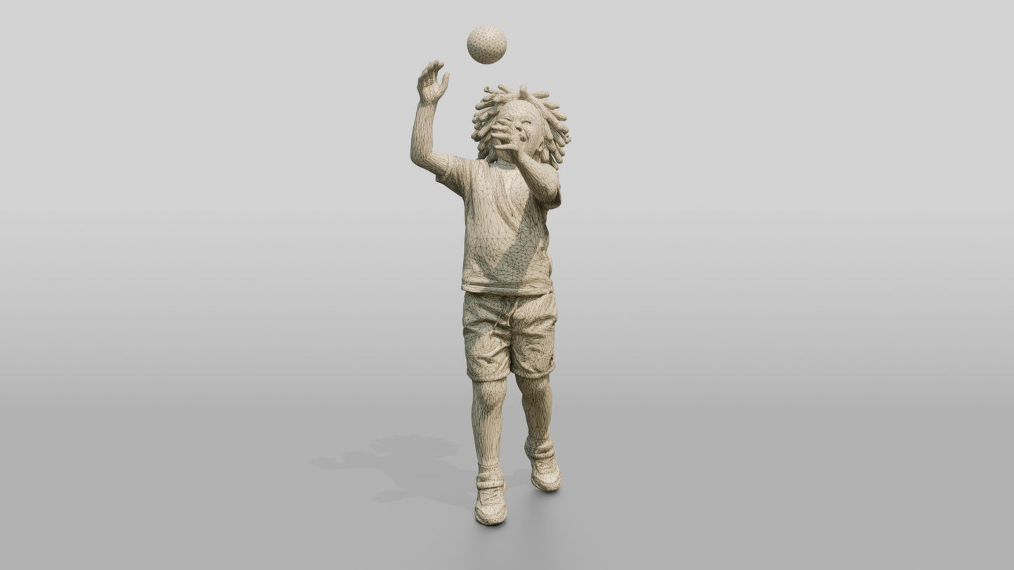 Stocky Maltese Boy Tossing a Red Ball in the Air
