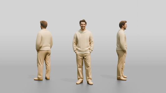 Cozy Oversized Casual Man 01