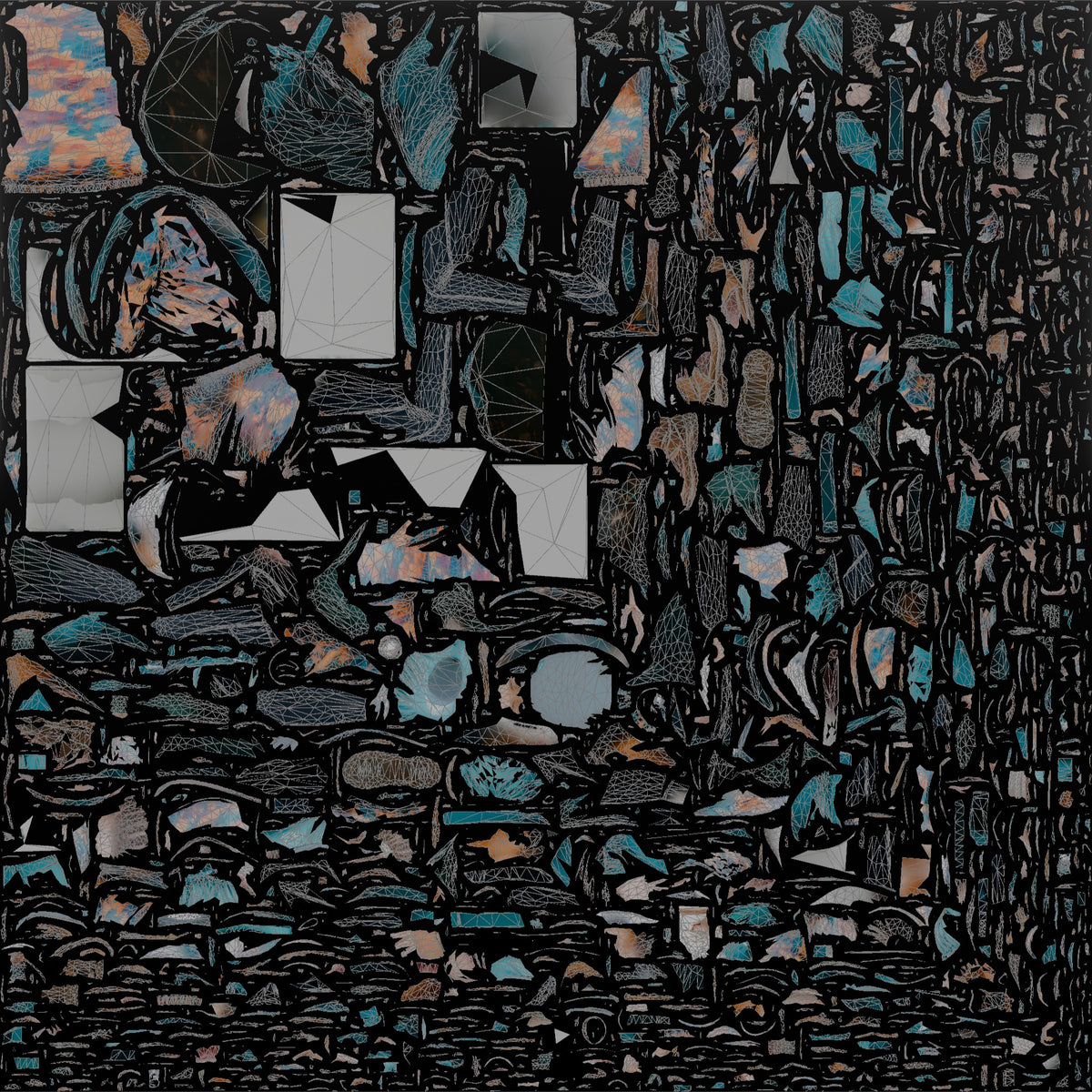Hiker Sitting and Eating an Energy Bar - UV layout, base color map