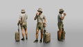 Traveler Sipping Coffee At The Gate