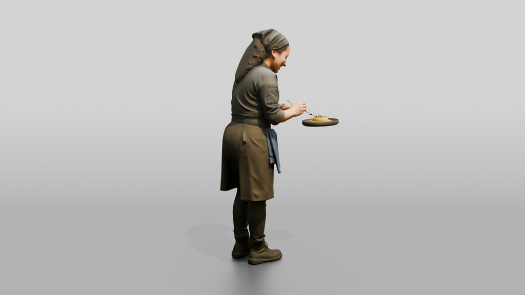 Line Cook Arranging Micro-Herbs