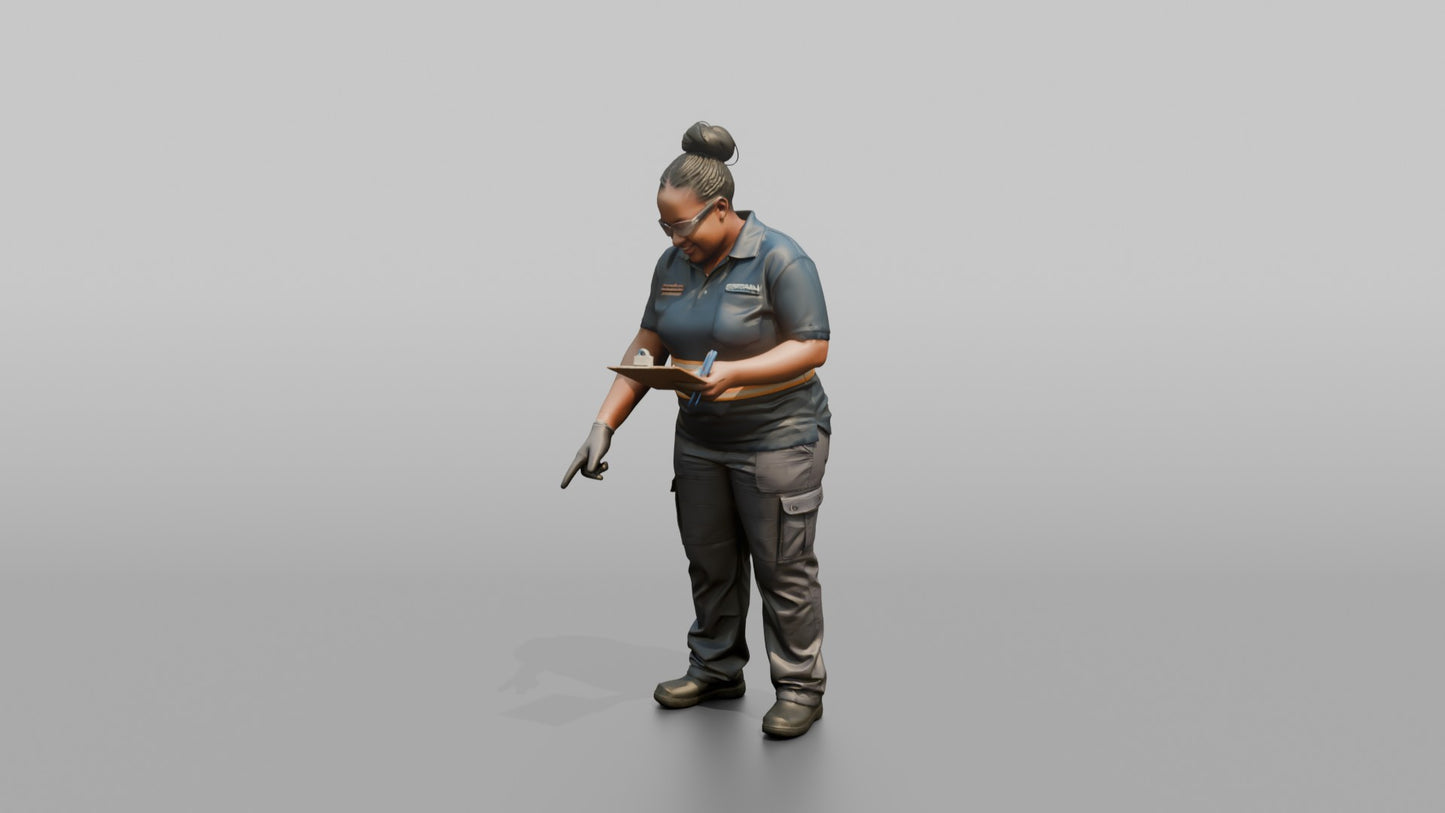 Catering Officer Inspecting Fresh Food Deliveries