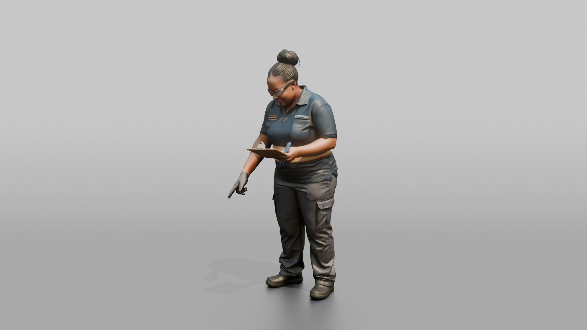 Catering Officer Inspecting Fresh Food Deliveries