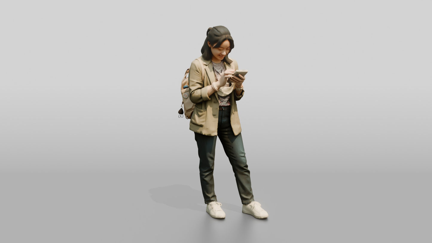 Teenage Girl Navigating New City