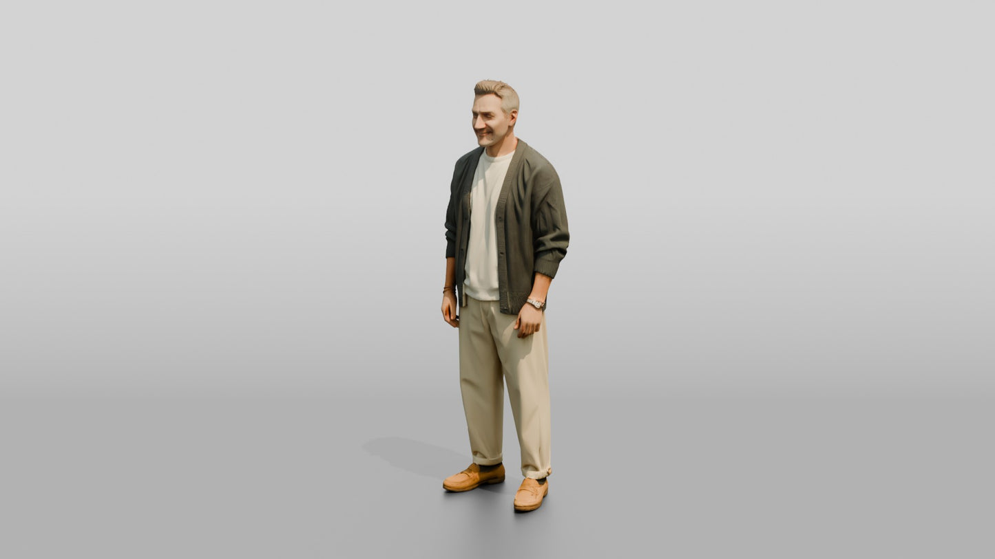 Cozy Oversized Casual Man 12