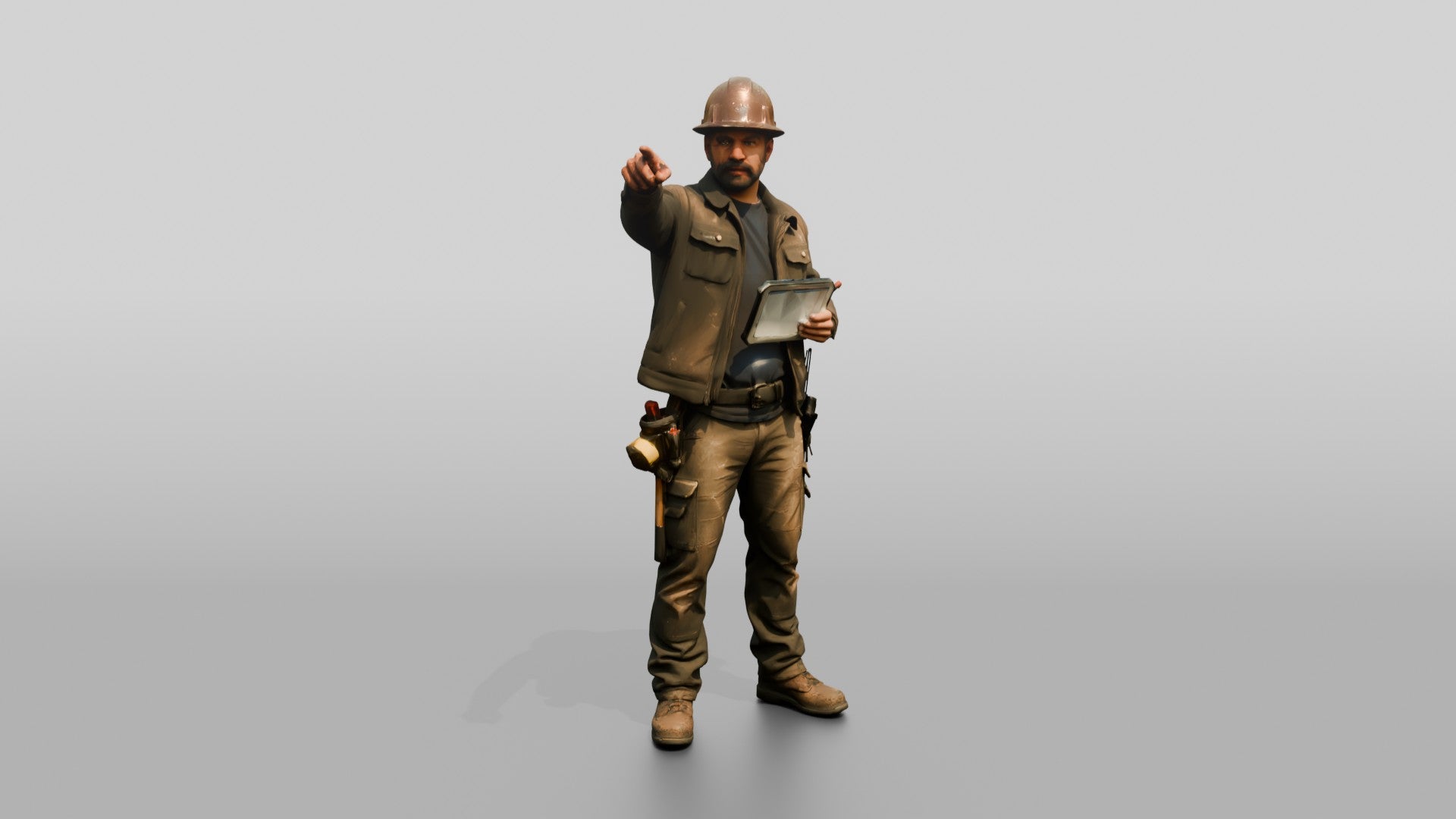 Construction Worker Man 80
