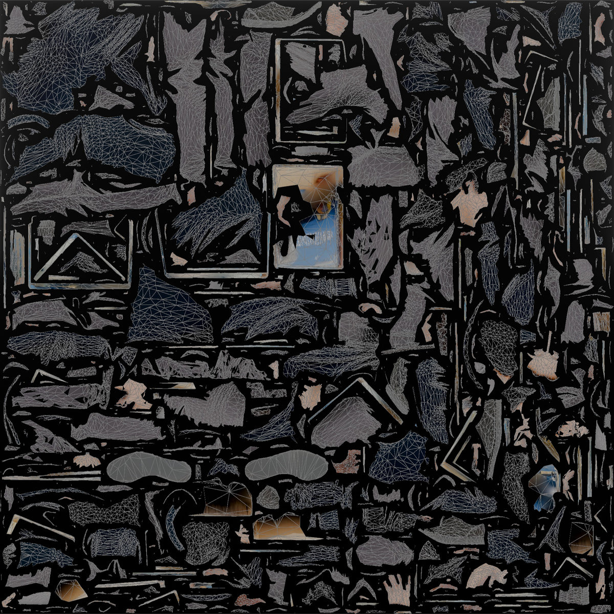 Father Carrying A Stack Of Picture Books Under One Arm - UV layout, base color map
