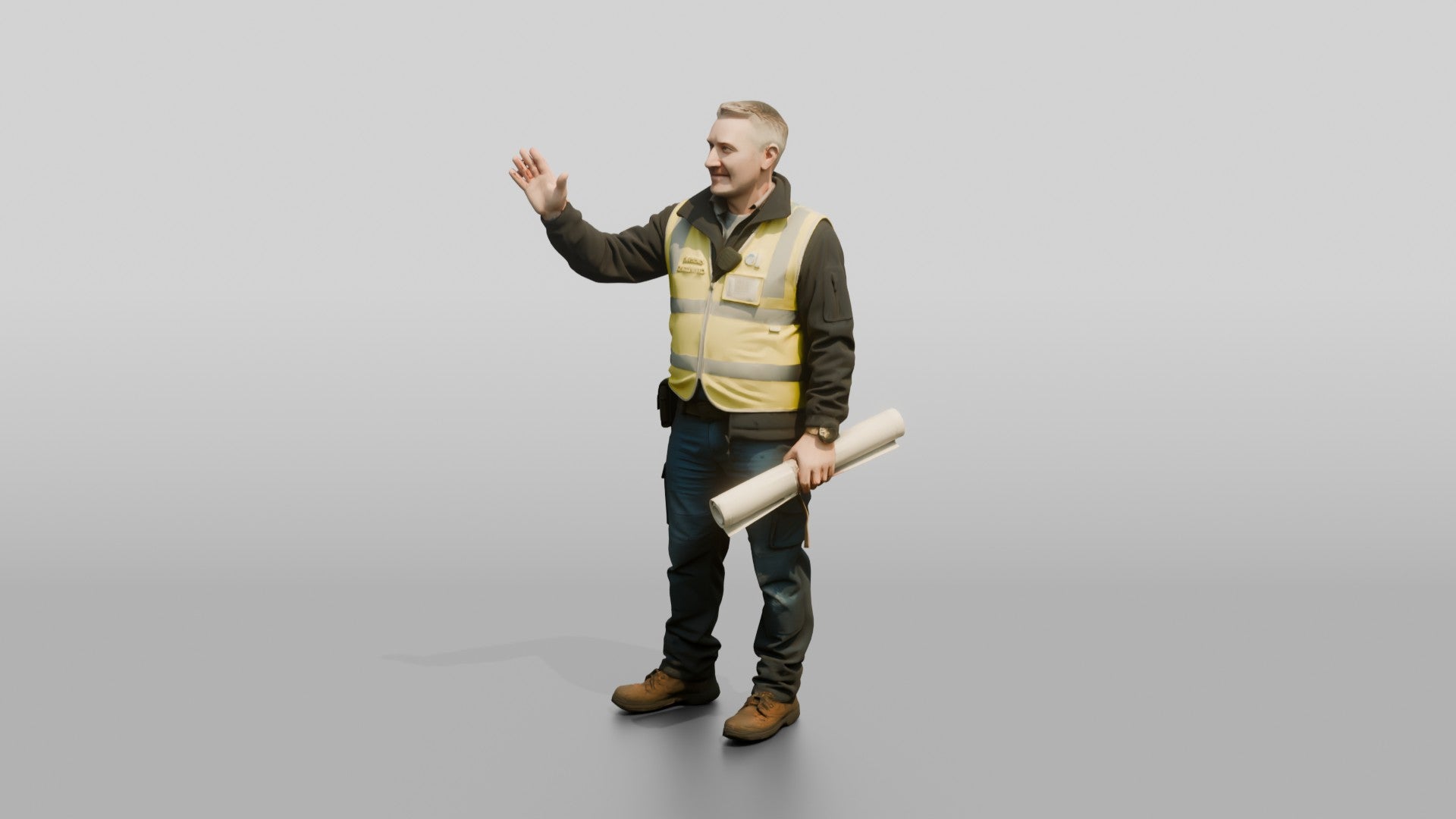 Construction Worker Man 92