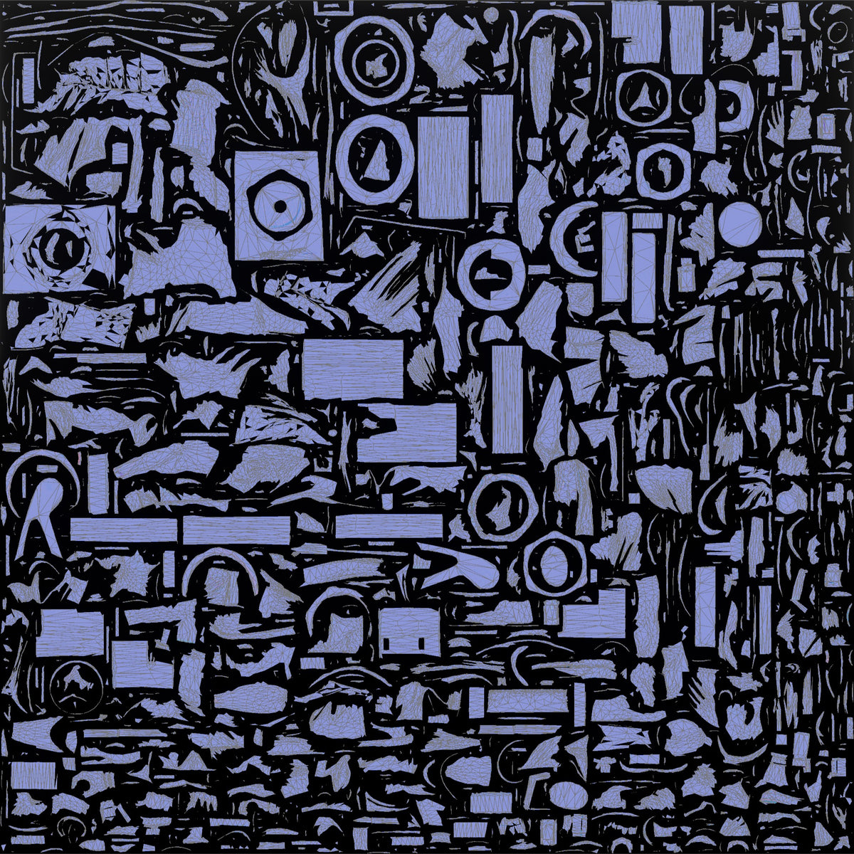 Construction Worker Woman 69 - UV layout, normal map
