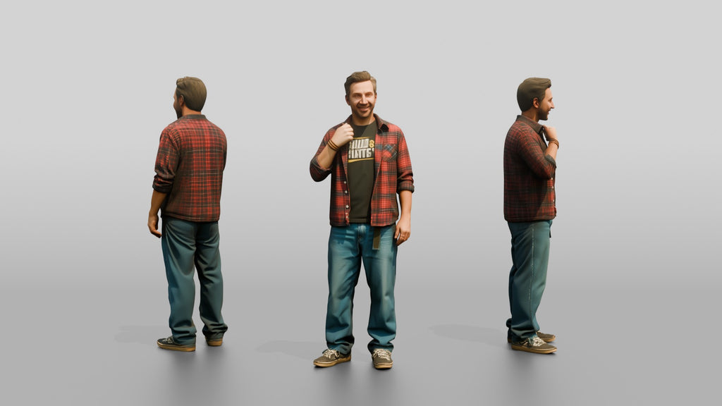 Grunge Skater Man 05
