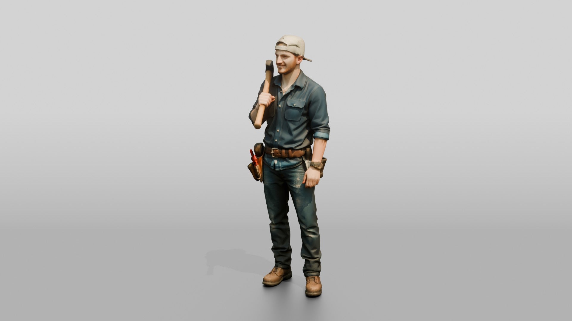 Construction Worker Man 86