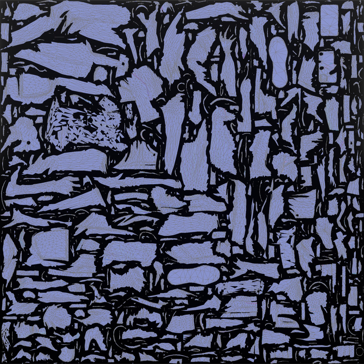 Patron Woman Standing Checking A Phone, Drink In The Other Hand - UV layout, normal map
