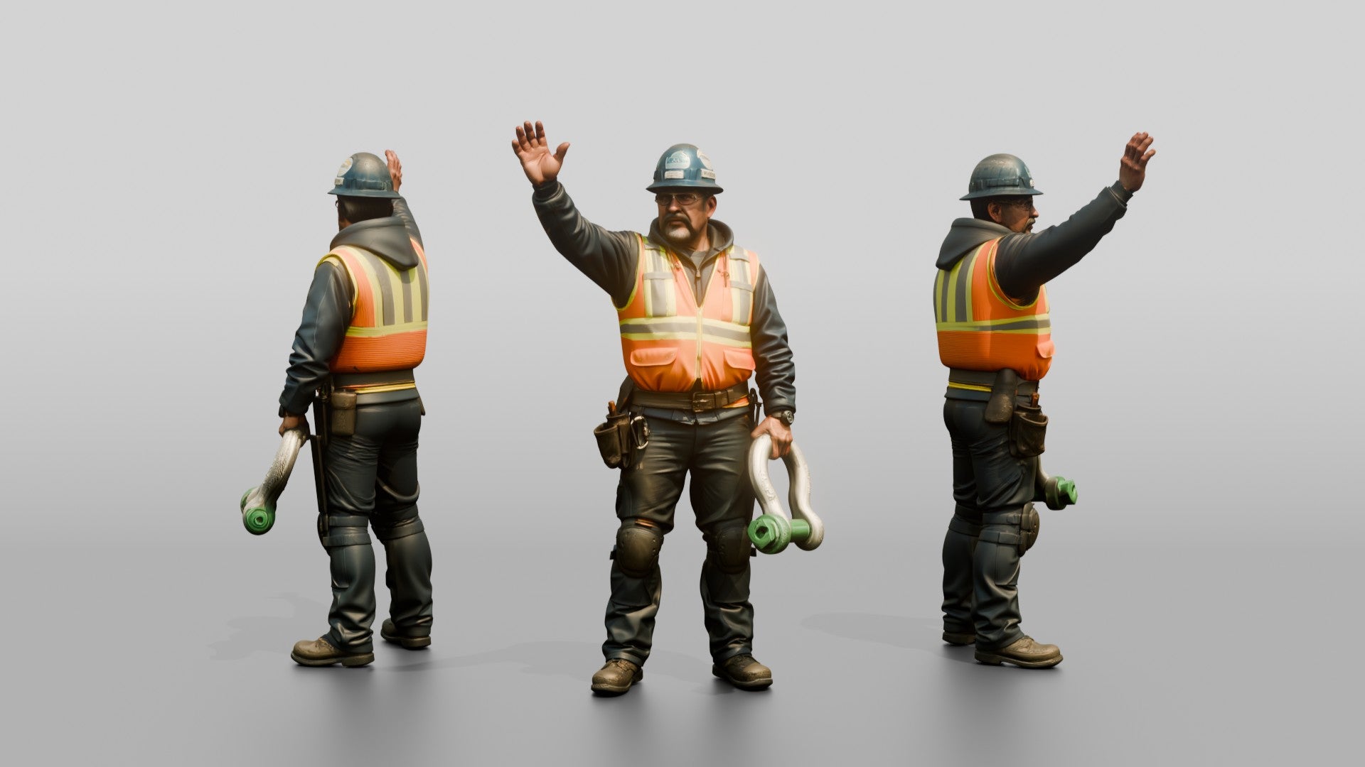Construction Worker Man 40