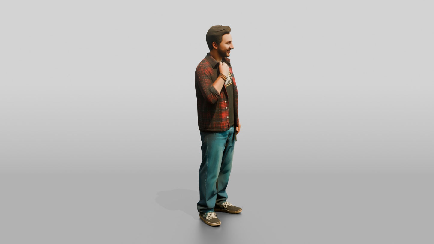 Grunge Skater Man 05