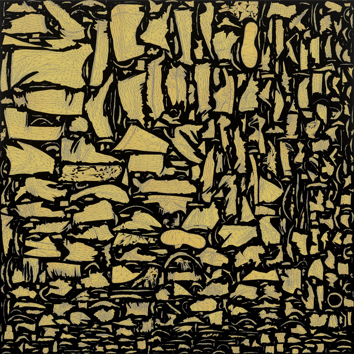 African Man in Print-Sleeve Hoodie Eating a Pastry - UV layout, metallic roughness map
