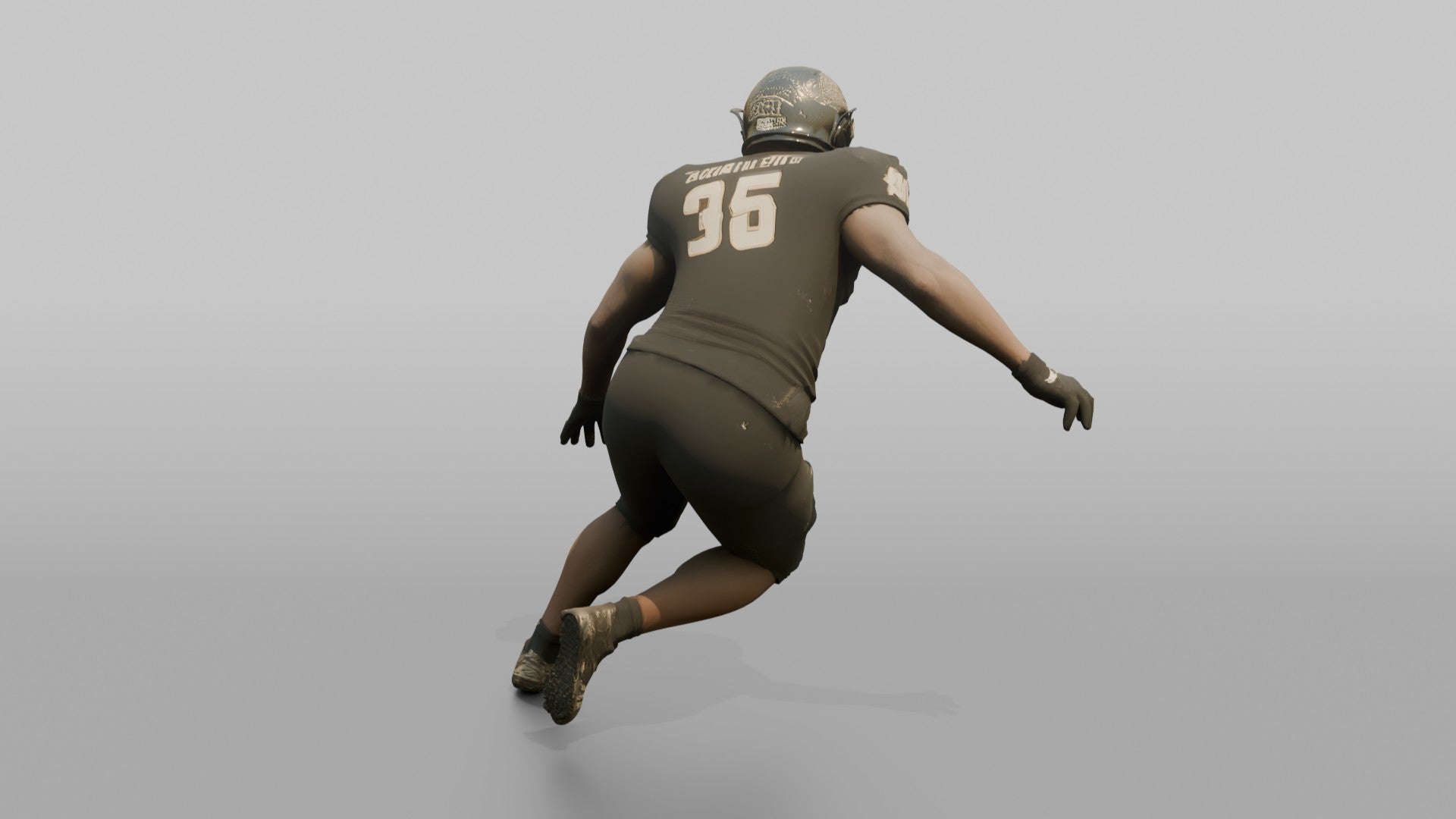 Defensive Tackle Bull-Rushing Forward
