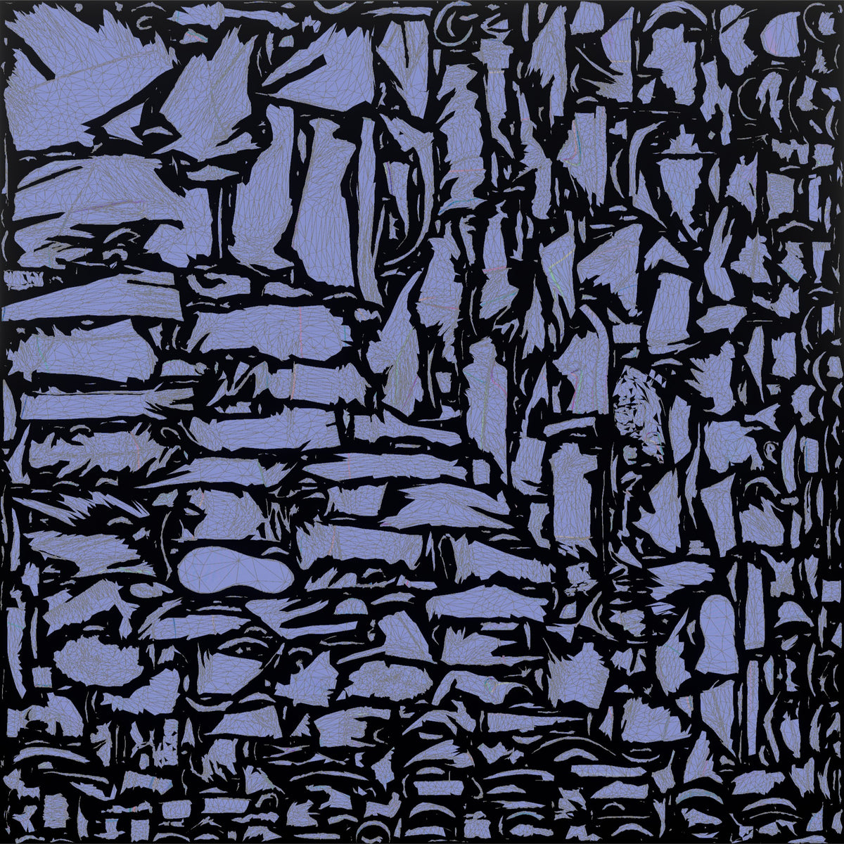 Patron Man Striking A Pose In A Bold Color-blocked Tracksuit - UV layout, normal map