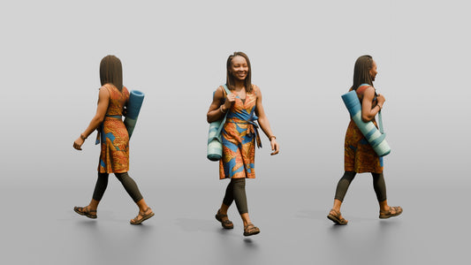 West African Female Walking