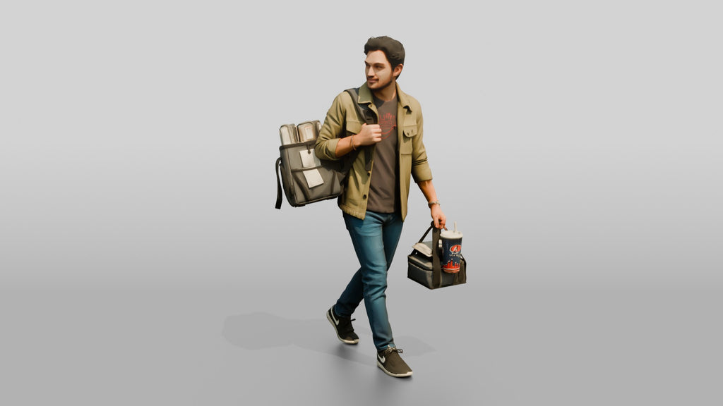Food Courier with Insulated Bag