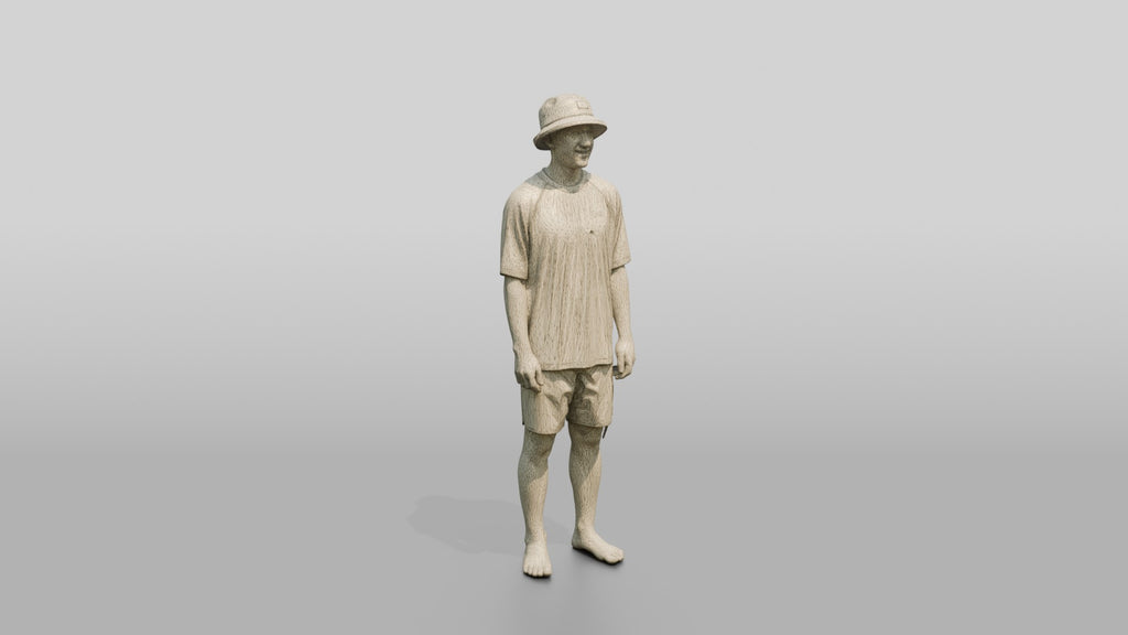 Man Turning to Show Outfit Profile