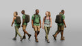 Hiking Duo Walking and Talking Together