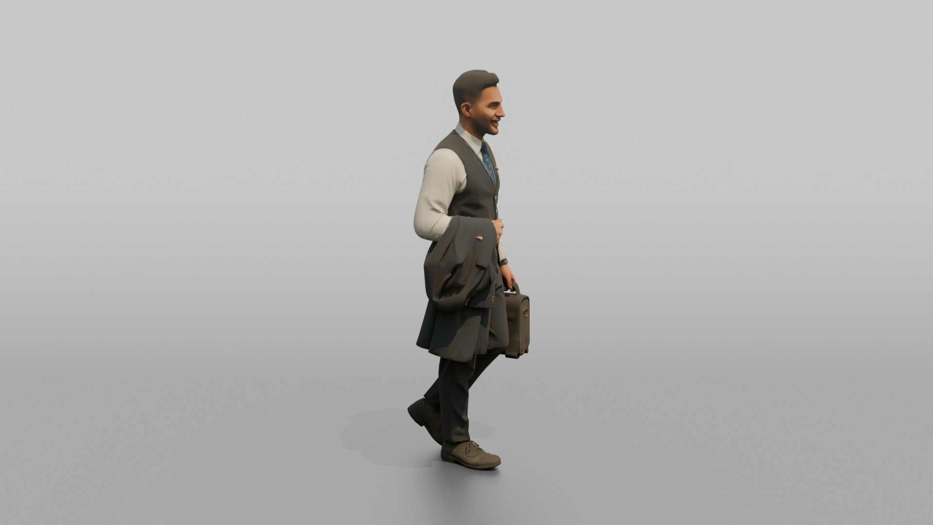 Black Co-Pilot Holding a Flight Bag