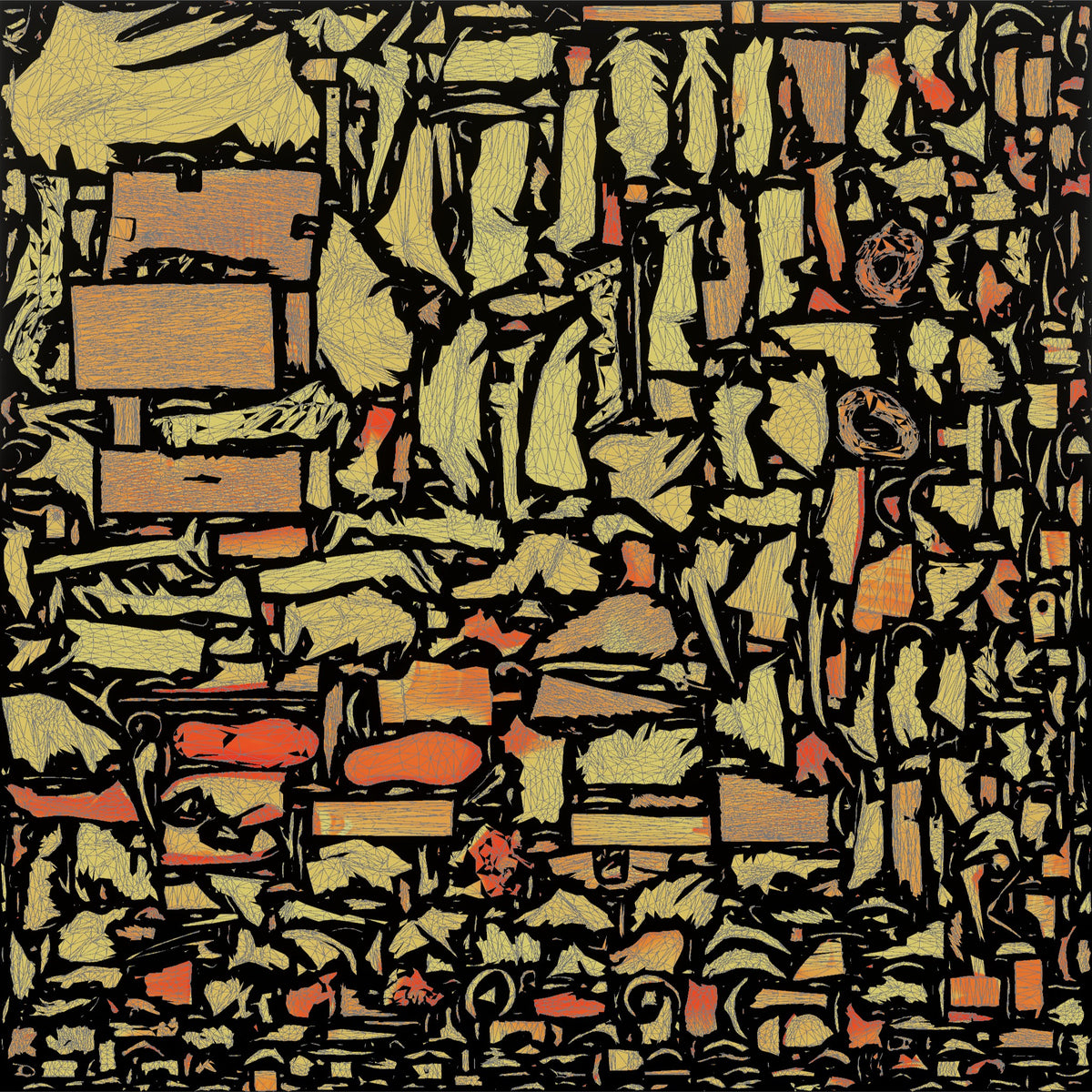Young Chinese Man Carrying a Picnic Basket - UV layout, metallic roughness map
