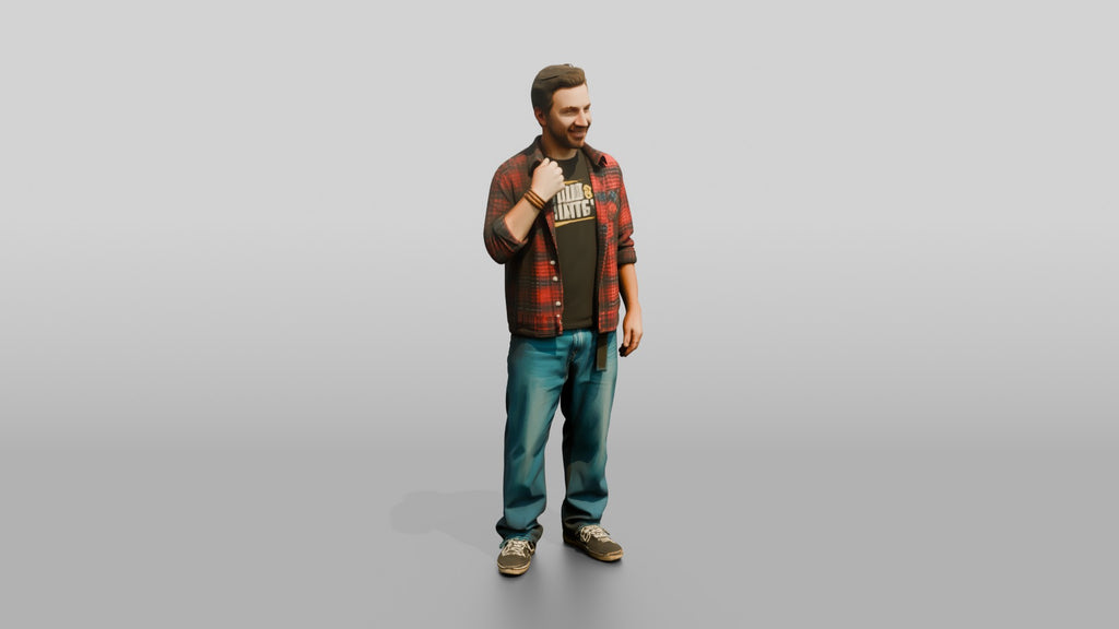 Grunge Skater Man 05