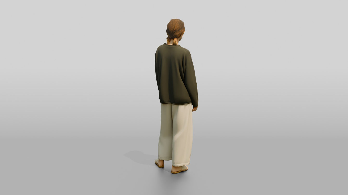 Cozy Oversized Casual Woman 13