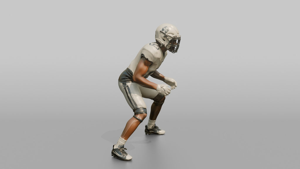 Cornerback in Press Coverage Stance