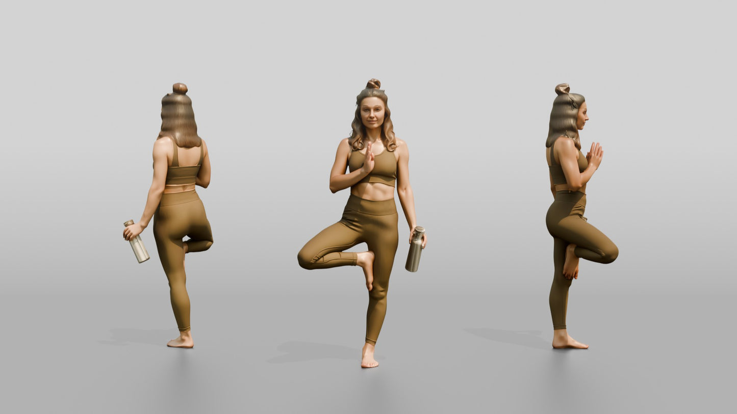 Tree Pose Woman