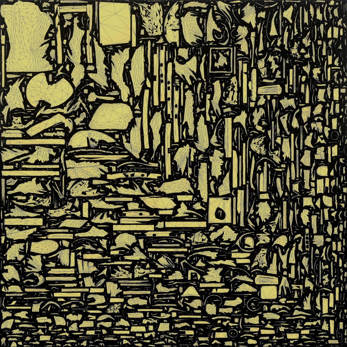 Bouzouki Player Picking Melodies - UV layout, metallic roughness map