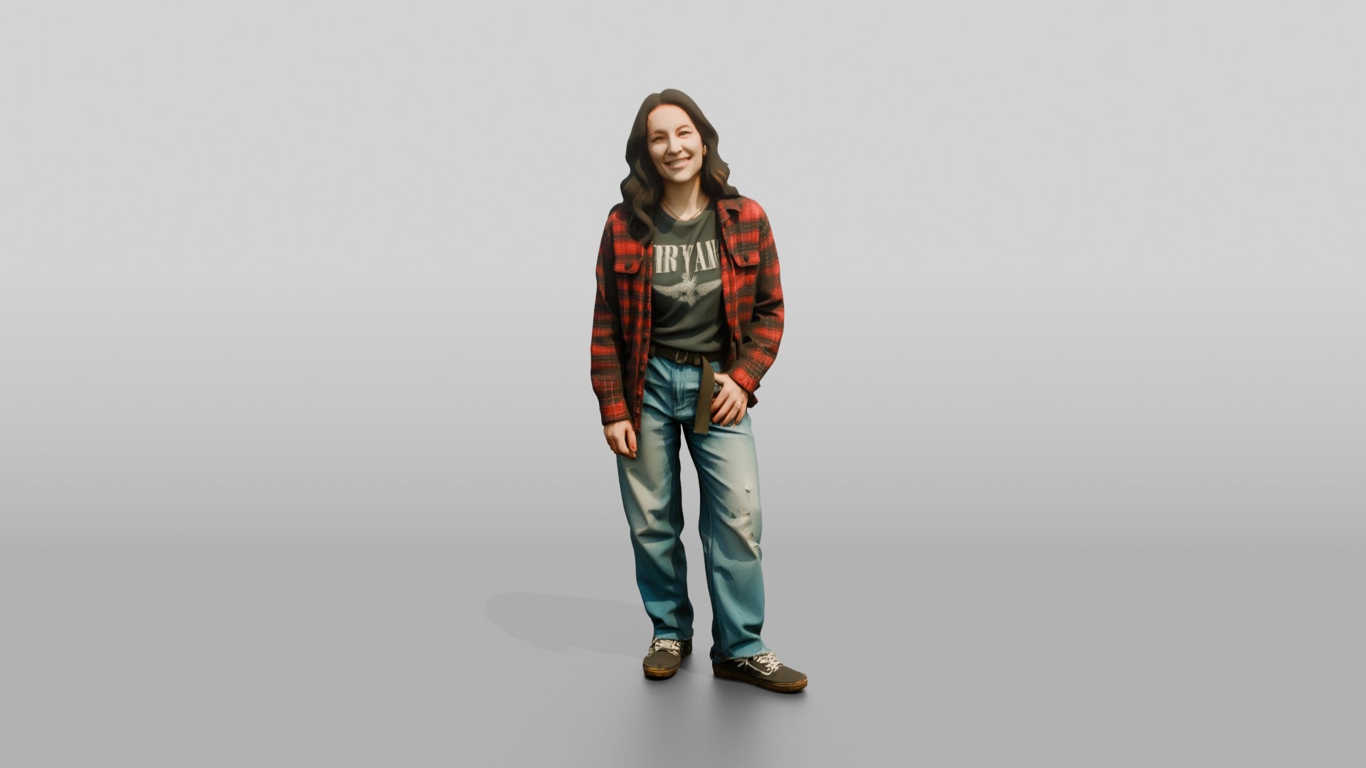 Grunge Skater Woman 08