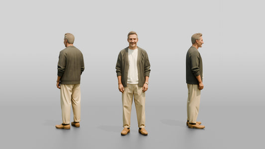 Cozy Oversized Casual Man 12