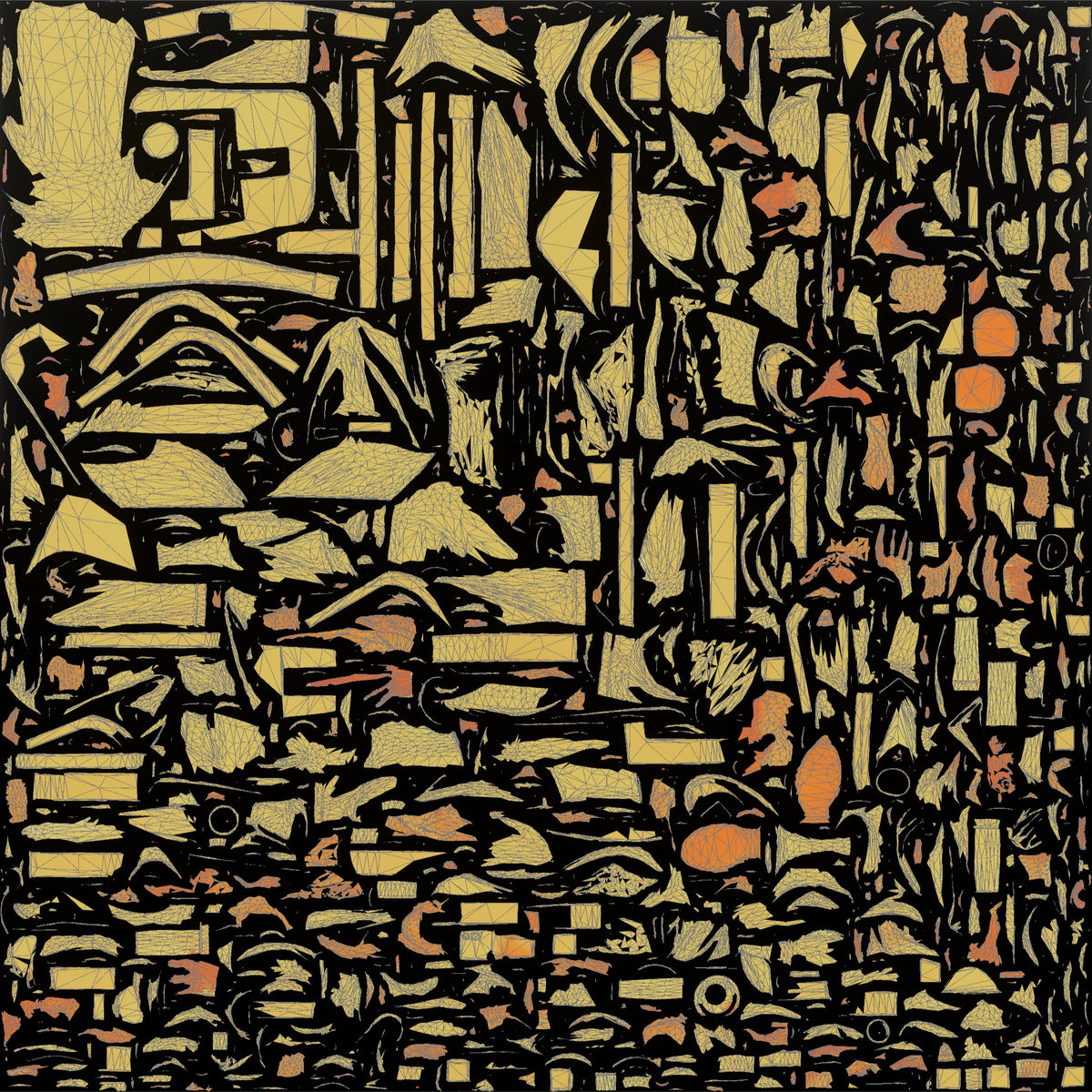 Woman Sitting on Bench with Phone - UV layout, metallic roughness map