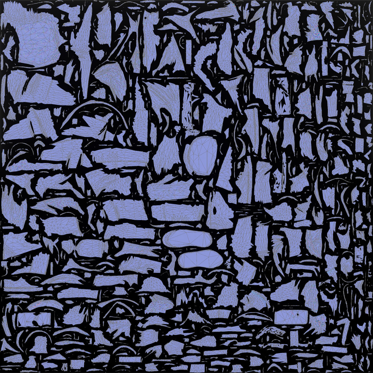Chinese Woman Checking Phone with Shopping Bags - UV layout, normal map