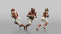 Quarterback Scrambling Out of the Pocket