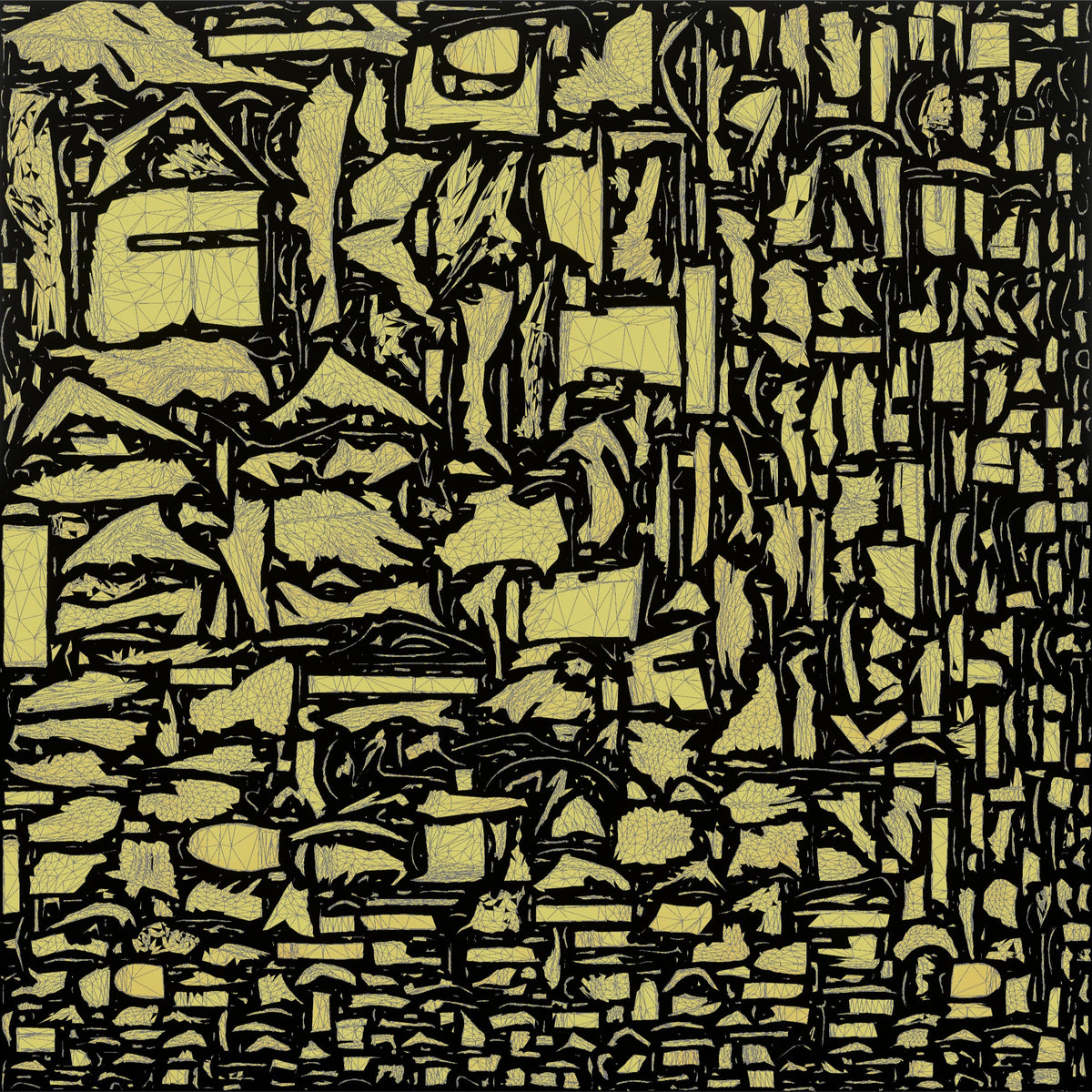 Woman with Delivery Backpack - UV layout, metallic roughness map